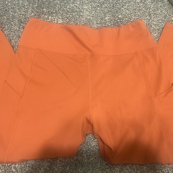32 Degrees Orange High-Waisted Leggings - Picture 4 of 9